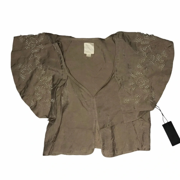 Line & Dot Crop Top Size Small - Picture 1 of 6